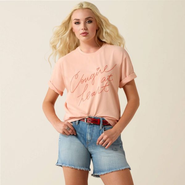 Ariat Damen Shirt, "Cowgirl at Heart T-Shirt"
