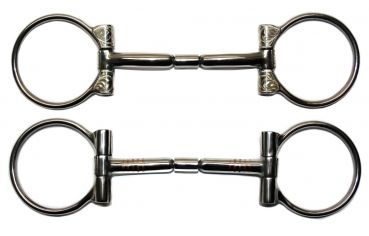 Gebiss "KS" SS Roller Billy Allen D-Ring Snaffle