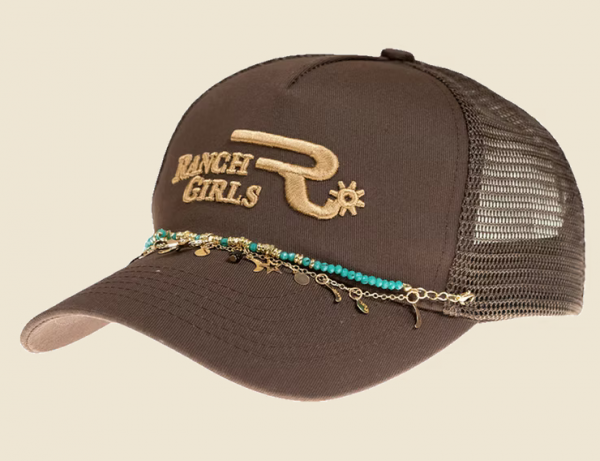 OSWSA Ranch Girls Cap `LUNA` brown