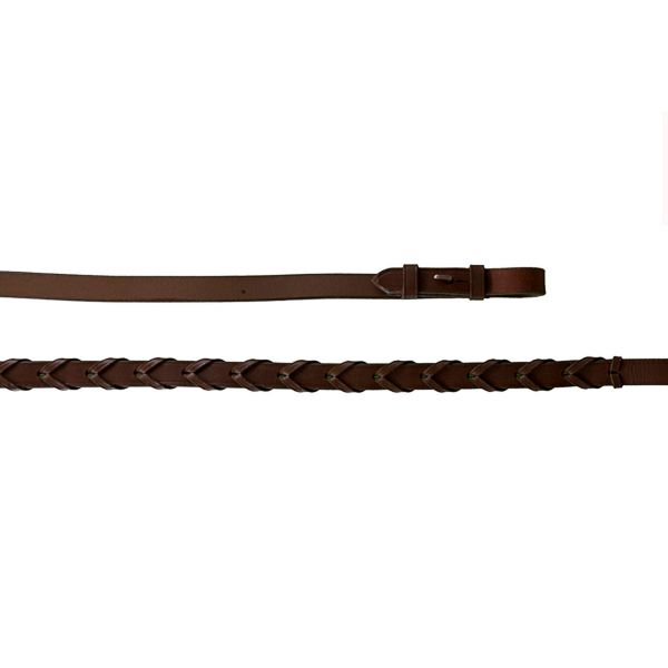 Pro-Trainer Zügel 5/8" Braun XX-lang