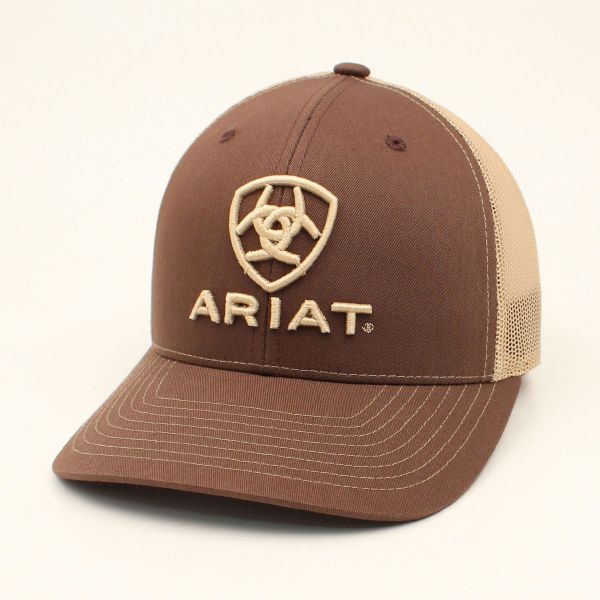 Ariat Herren CAP, braun mit Logo Ariat
