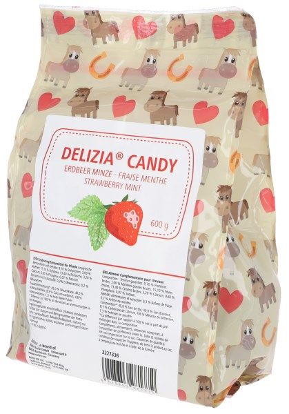 Pferdesnack "Delizia Candy" in drei Geschmacksrichtungen