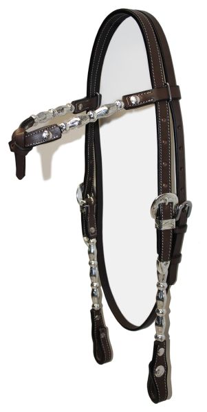 Kopfstück Show SIlver Roller Pipes und Futurityknoten