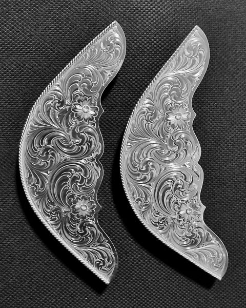 Montana Silversmiths Corner Plates, Paar