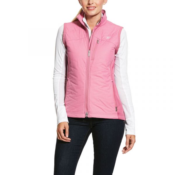 Ariat Damen Weste Hybrid Insulated, Heather pink