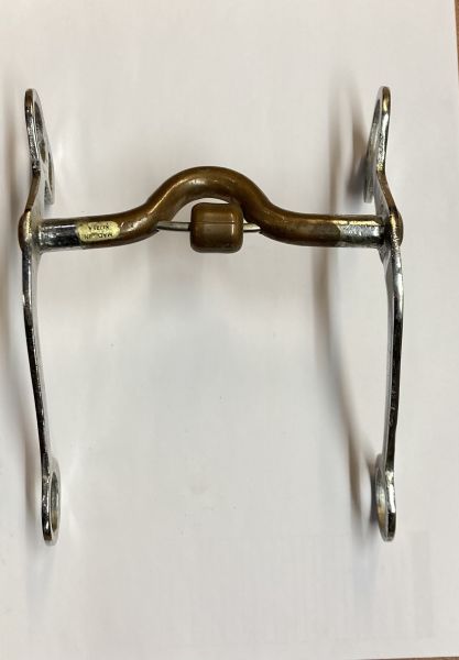 Gebiss Grazer Bit mit Medium Port mit Rolle