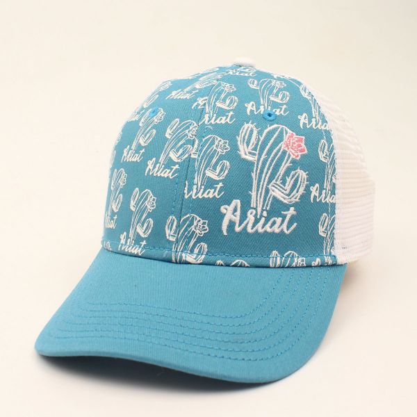 Ariat Damen CAP " Cactus Print, türkis"