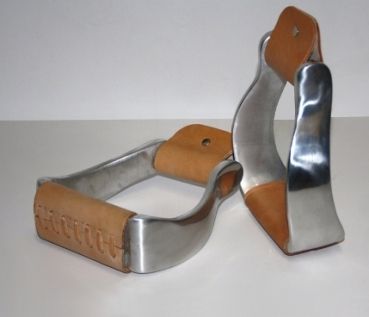 Steigbügel HYX Alu Glatt Gebogen