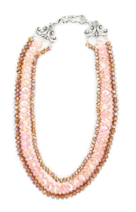 Kette Bronce/Pink/Gold