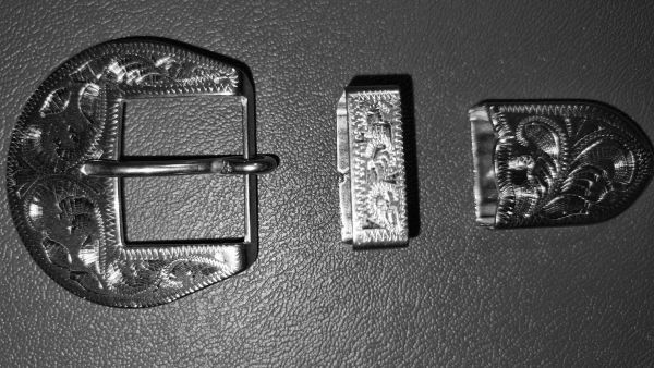 Silber Buckle Set 1 1/4"