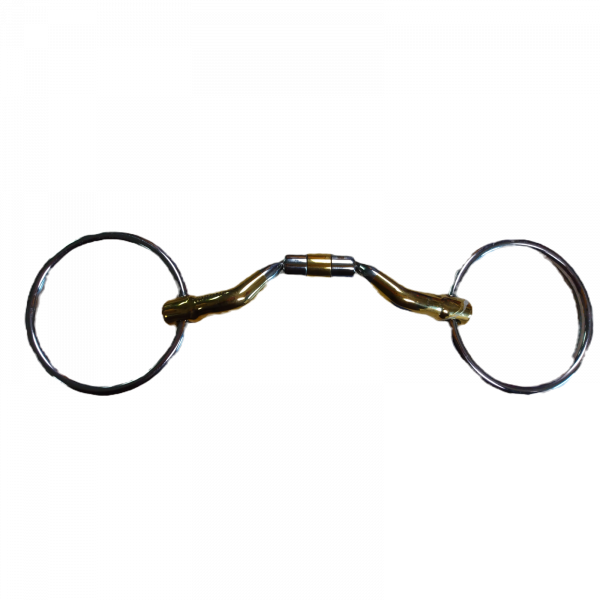Gebiss Coronet Loose Ring Low Port Comfort Snaffle Bit, 5"