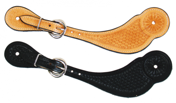 Women's Basketweave Spur Straps