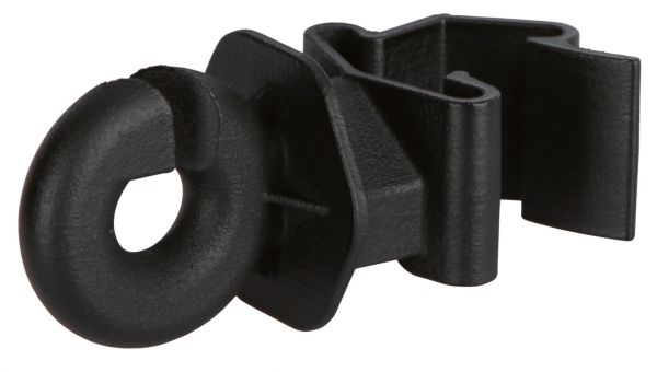 Ringisolator T-Post schwarz (25 Stück Beutel)