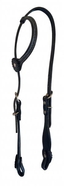 Kopfstück 1-Ohr Basket Tear Drop, Black
