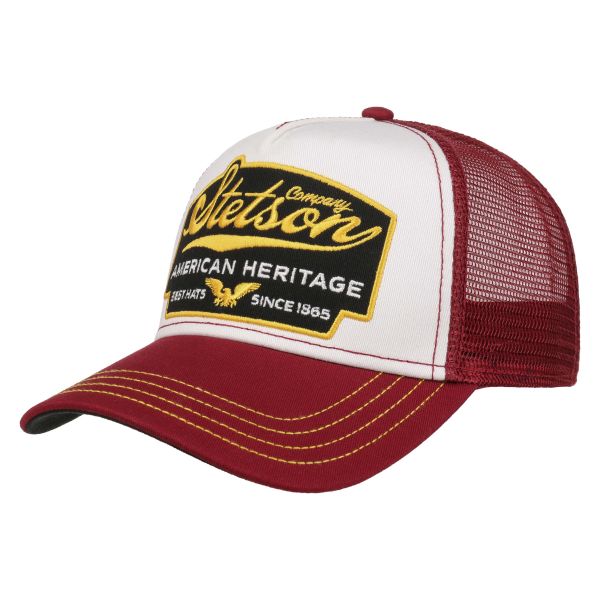 Stetson Trucker Cap American Heritage schwarz oder rot