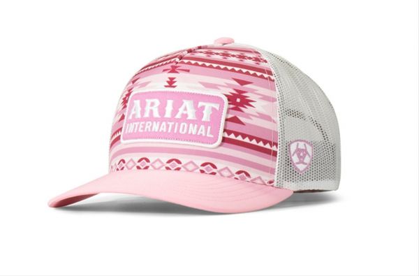Ariat Damen CAP, Aztekenmuster, pink/rosa