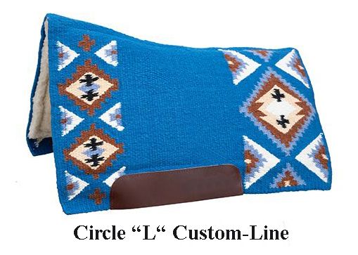 Circle L Contoured PAD "Sonora" KURZPAD, 30", royal blue
