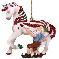 Painted Ponies Xmas Candy Coated Treat Ornament