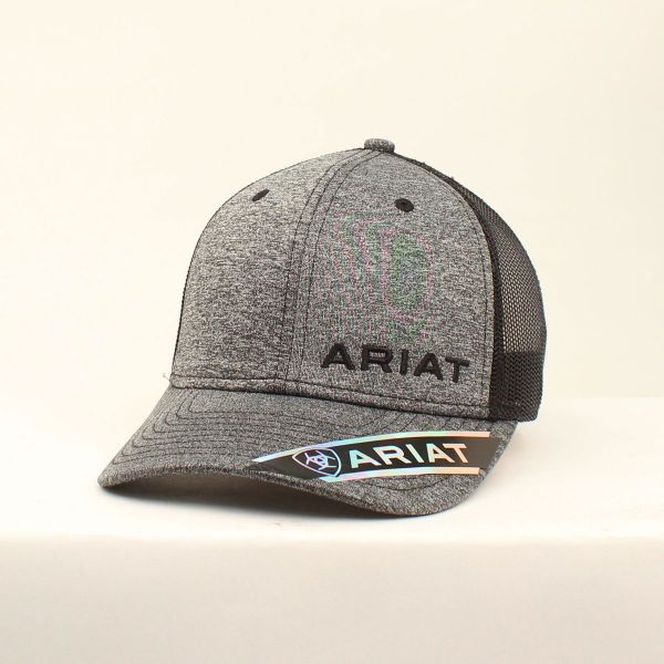 Ariat Herren CAP, grau-schwarz meliert