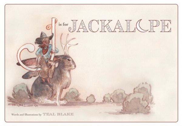 Hardcover Buch "J is for Jackalope"