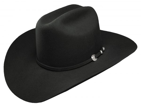 Stetson Herren Westernhut Corral Buffalo 4X, schwarz