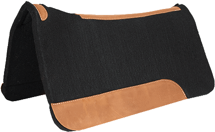 Contoured Black Felt Pad 3/4