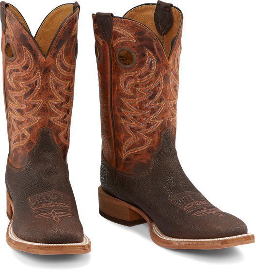 Justin Herren Boot "CADDO" in Brown Stone