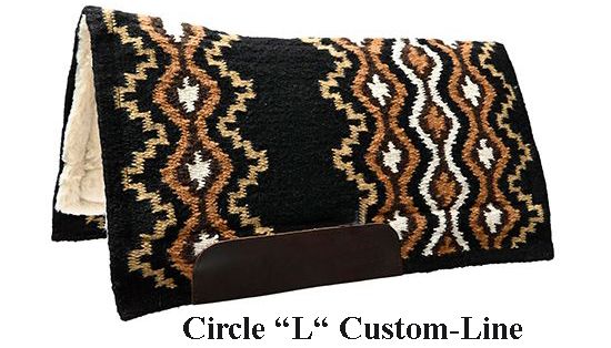 Circle L Contoured Western Pad "MESQUITE", KURZPAD