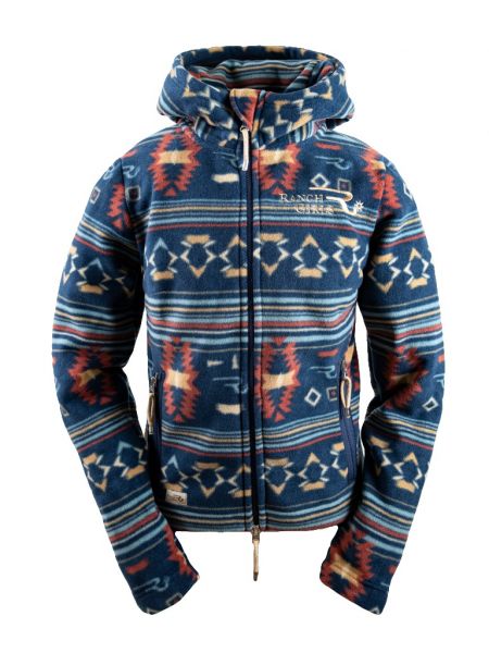 OSWSA RANCHGIRLS Polarfleece Jacket "ABBY" teal blue