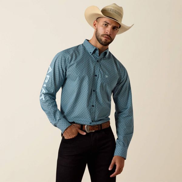 Ariat Herren Langarm-Shirt "Team Jansen Fitted Western Shirt"