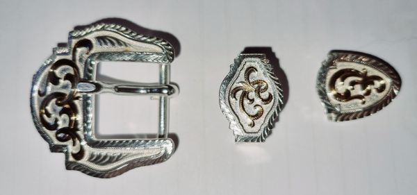 Buckle Sets Gold-Silber
