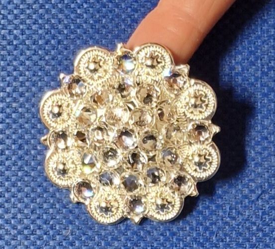 Concho Swarowski Strass Clear in 3 Größen