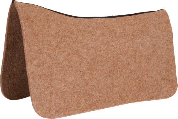 Mustang Contoured Wool Pad Protector 3/4" Tan