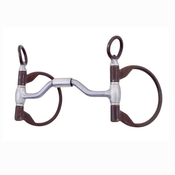Gebiss/FG Clinician Ported Hinged D-Ring Snaffle Bit 51/8
