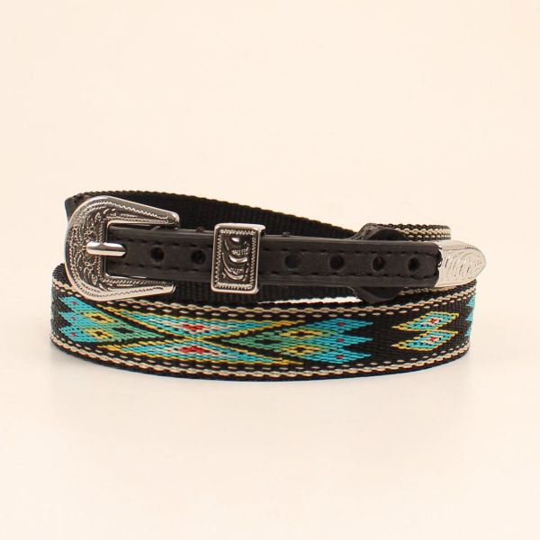 Hutband, Southwestern Ribbon Design, schwarz