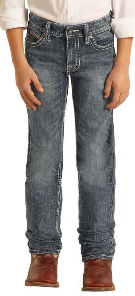 Rock&Roll Boys Jeans Slim Fit Stretch Revolver Straight Leg