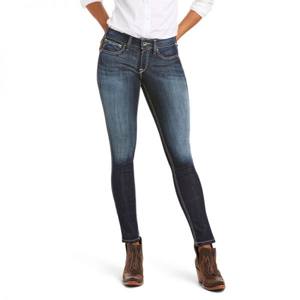 Ariat Damen Jeans "R.E.A.L Mid Rise Outseam Ella Skinny"