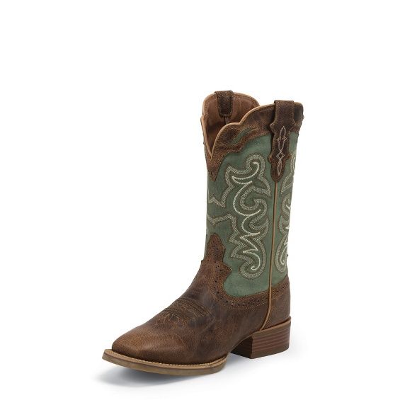 Justin Damen Boot ASHENA GREEN