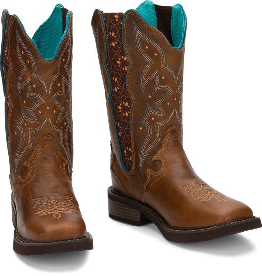 Justin Damen Boot "AMELINE" in TAN